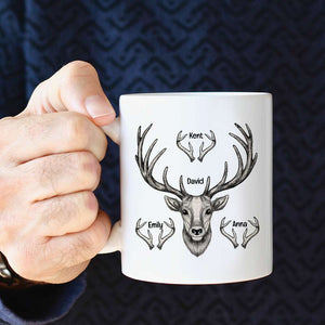 Daddy's Hunting Buddies, Personalized Coffee Mug For Hunting Dad, Father's Day Gift For Hunting Lovers - Coffee Mug - GoDuckee