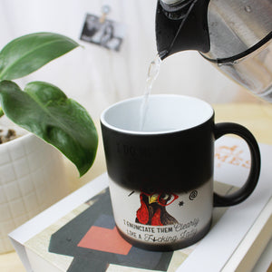 Chicken Lady I Do Not Spew Profanities Magic Mug Gift For Her - Magic Mug - GoDuckee