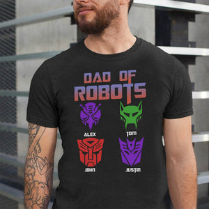 Dad Of Robots Personalized Father Shirt - Shirts - GoDuckee