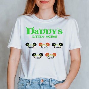 Father's Day Shrek Daddy's Little Ogres Personalized Shirts - Shirts - GoDuckee
