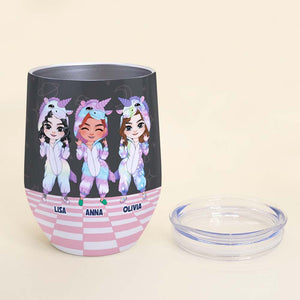 Forget Sugar & Spice, Personalized Tumber, Gift For Bestie - Wine Tumbler - GoDuckee
