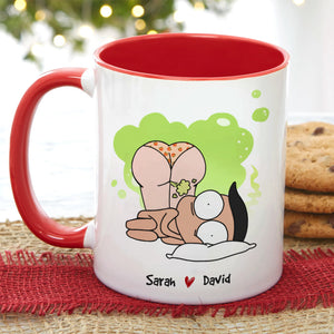 Your Farts Stink, Gift For Couple, Personalized Mug, Funny Couple Gift, Anniversary Gift - Coffee Mug - GoDuckee