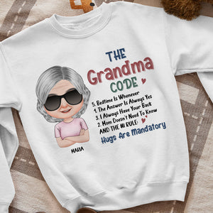 The Grandma Code, Personalized Shirt, Gift For Grandma - Shirts - GoDuckee