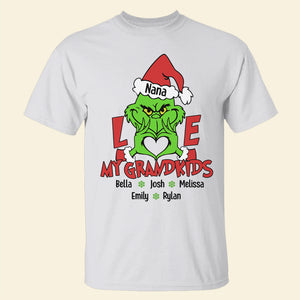 Love My Grandkids Personalized Grandma Shirt, Gift For Family - Shirts - GoDuckee