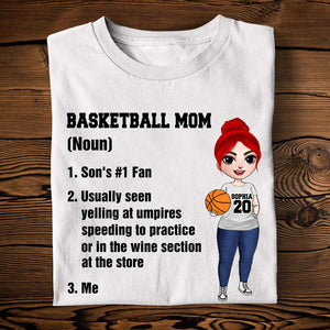 Basketball Mom Definition - Personalized Shirts - Shirts - GoDuckee