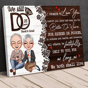 I Promise To Love You Personalized Canvas Print, Couple Gift - Poster & Canvas - GoDuckee