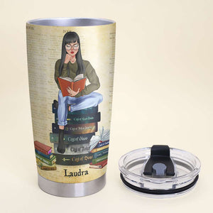 Cassandra Clare - Personalized Tumbler Cup - The Mortal Instruments City Of Bones - Book Lover - Tumbler Cup - GoDuckee