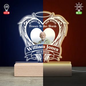 In Loving Memory Of Personalized 3d Led Light - Led Night Light - GoDuckee