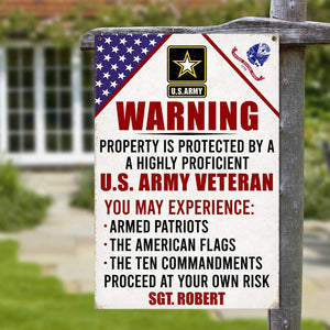 Military - 05NTQN081222 Printed Metal Sign - Metal Wall Art - GoDuckee