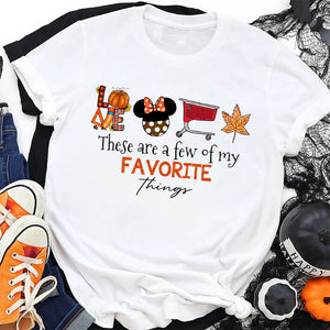 Personalized Teacher Fall Shirt, Few Of My Favorite Things - Shirts - GoDuckee