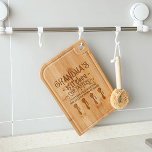 Grandma Kitchen VIP Tasters Personalized Engraved Cutting Board Shao-03qhqn240323 - Home Decor - GoDuckee