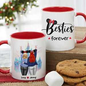Besties Forever 01HUHN251022TM Accent Mug - Coffee Mug - GoDuckee