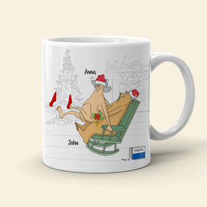 We're Really Rocking This Marriage Shit Personalized Funny Old Couple Mug, Gift For Couple - Coffee Mug - GoDuckee