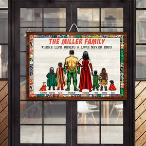 Personalized Family Wood Sign 07NALH150223TM - Wood Sign - GoDuckee