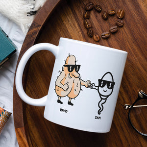 Like Father Like Son/Daughter Personalized White Mug, Gift For Family - Coffee Mug - GoDuckee