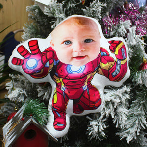 Boy, Custom Face Pillow, Love Family - Pillow - GoDuckee