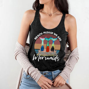 Beach Please We Are Mermaids Personalized Mermaid Shirts, Gift For Girls - Shirts - GoDuckee