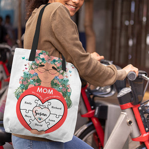 Personalized Mother's Day Tote Bag - The One That Holds Us Together - Tote Bag - GoDuckee