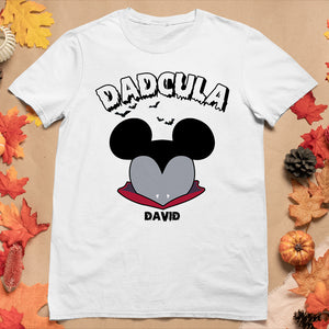 Personalized Horror Halloween Shirts, Momster - Dadcula - Shirts - GoDuckee
