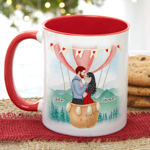 Anything Is Possible, Gift For Couple, Personalized Tumbler, Couple Kissing Tumbler, Anniversary Gift - Coffee Mug - GoDuckee