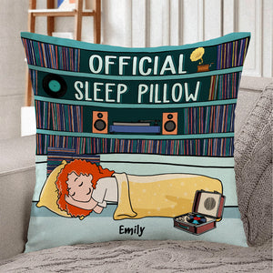Vinyl Girl Official Sleep - Personalized Pillow - Pillow - GoDuckee