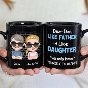 Dear Dad, Personalized Mug, Gift For Dad, Family Mug, Father's Day Gift - Coffee Mug - GoDuckee