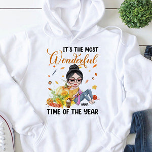 Autumn Girl Crochets - Personalized Fall Season Shirts For The Most Wonderful Time - Shirts - GoDuckee
