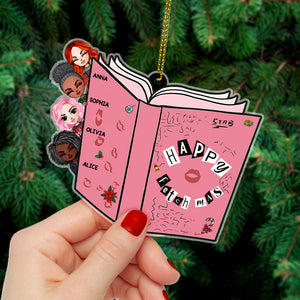 Happy Fetchmas Personalized Custom Shape Ornament, Gift For Friends - Ornament - GoDuckee