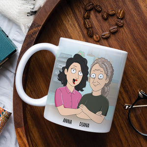 Personalized Mother's Day Mug Thanks For Wiping My Ass and Stuff - Coffee Mug - GoDuckee
