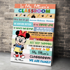 We Are Braver Than We Believe, Stronger Than We Seem, Personalized Teacher Poster - Poster & Canvas - GoDuckee