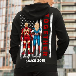 Super Couple, Together Since Personalized Shirt - Gift For Couple - Shirts - GoDuckee