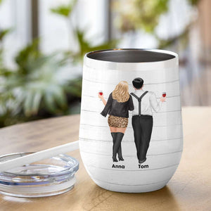 After 30 Years We Still Do And Always Will, Personalized Couple Wine Tumbler - Wine Tumbler - GoDuckee