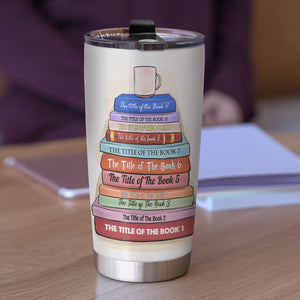 Personalized Reading Girl Tumbler - It's A Good Day To Read A Book - Tumbler Cup - GoDuckee
