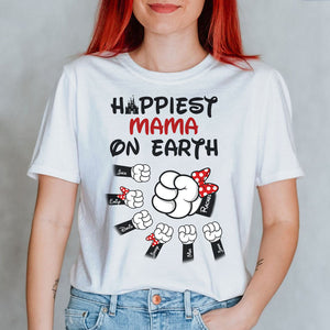 Personalized Mama/Papa Shirts - Happiest Mama/Dada On Earth - Shirts - GoDuckee