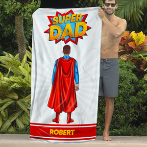 Dad and Kid TZ-BTAM2-03qhqn170423tm Personalized Beach Towel - Beach Towel - GoDuckee