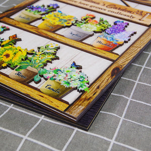 Grandma's Garden Where Love Grows Endlessly - Layered Wood Sign Stand - Wood Sign - GoDuckee