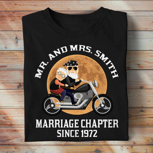 Biker Couple Marriage Chapter - Personalized Shirts - Shirts - GoDuckee
