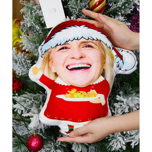 Custom Face Pillow, Love Family, Mrs. Claus Grandma, Christmas Gifts - Pillow - GoDuckee