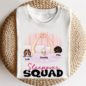 Nap Time Is My Happy Hour, Personalized Nap Queen & Dog Shirt, Gift For Dog Lovers - Shirts - GoDuckee