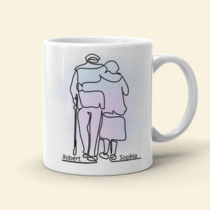 It Turns Out I Like You More Than I Originally Planned, Old Couple White Mug - Coffee Mug - GoDuckee