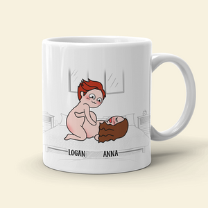 I Like You How I Like My Coffee Hot And Inside Me, Personalized Couple Mug - Gift For Couple - Coffee Mug - GoDuckee