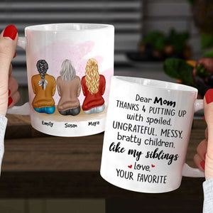 Thanks Mom, Gift For Mommy White Mug - Coffee Mug - GoDuckee