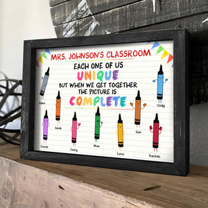 Teacher Each One Of Us Unique - Personalized Canvas Print - Poster & Canvas - GoDuckee