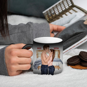 Kissing Your Face Before Sitting On It, Personalized Magic Mug - Magic Mug - GoDuckee