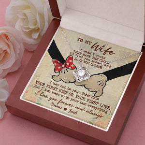 Couple I'd Find You Sooner - Personalized Love Knot Necklace - Jewelry - GoDuckee