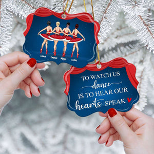 Ballet Friends To Watch Us Dance - Personalized Ornament - Ornament - GoDuckee