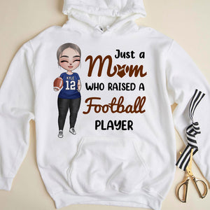 American Football Mom Just A Mom Who Raised A Football Player Personalized Shirts - Shirts - GoDuckee