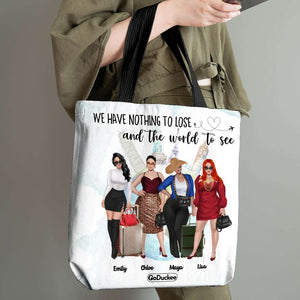 Girls Trips - Personalized All Over Tote Bag - We Have Nothing To Lose - Gift For Friends - Tote Bag - GoDuckee