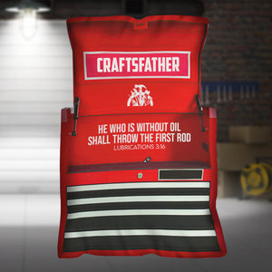 Mechanic Dad He Who Is Without Oil Shall Throw The First Rod - Custom Shape Pillow - Pillow - GoDuckee