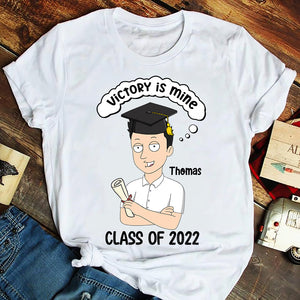 Graduation Victory Is Mine - Personalized Shirts - Shirts - GoDuckee